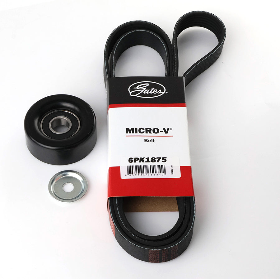 Drive Belt & Tensioner Pulley for Holden Viva JF F18D3 1.8 Litre