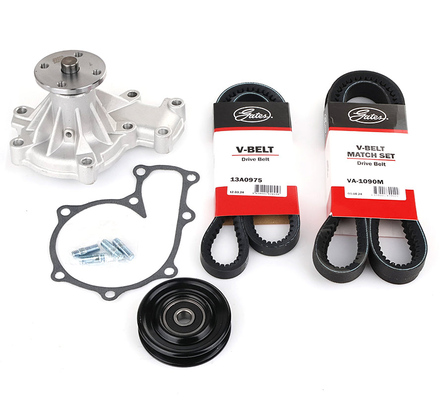 Drive Belt, Pulley & Water Pump For Ford Ranger PJ PK Mazda BT50 UN WLAT WEAT