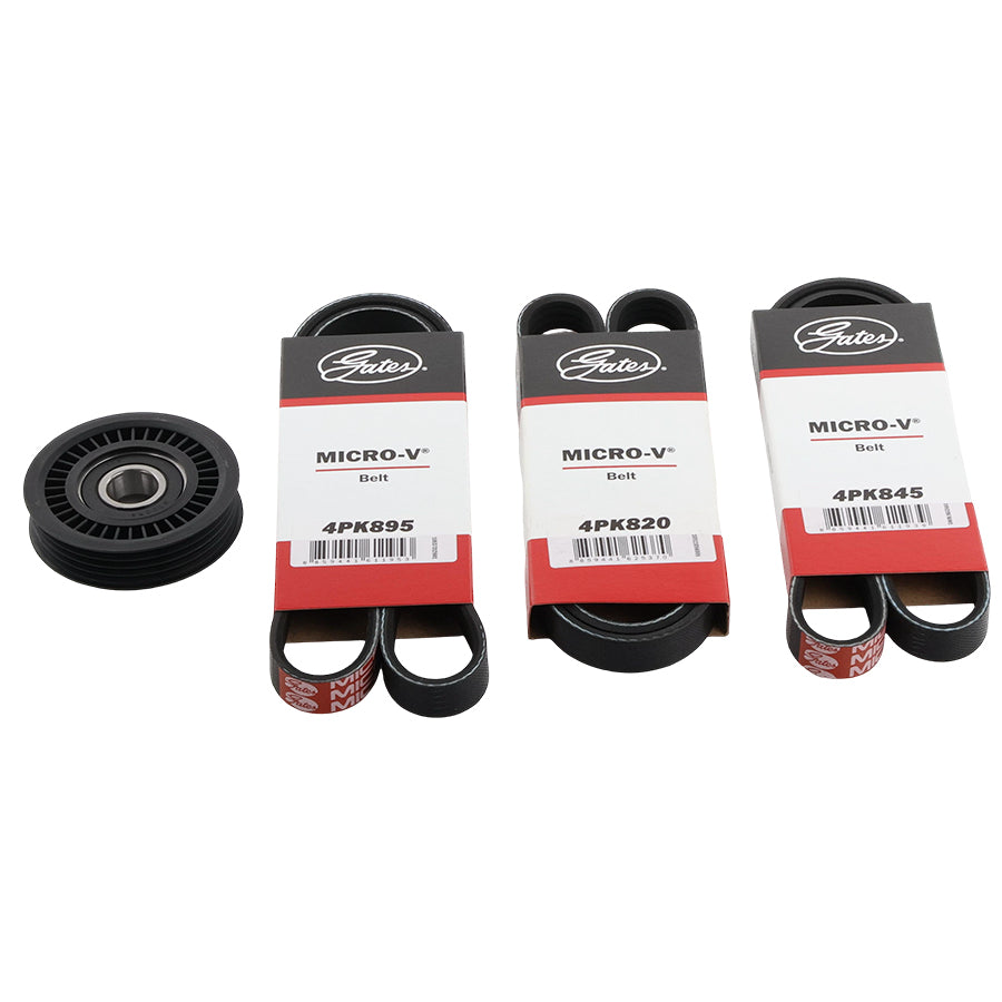 Drive Belt Set with Engine Pulley for Honda CRV RD 2.0L B20B3 B20B8 1995-2001