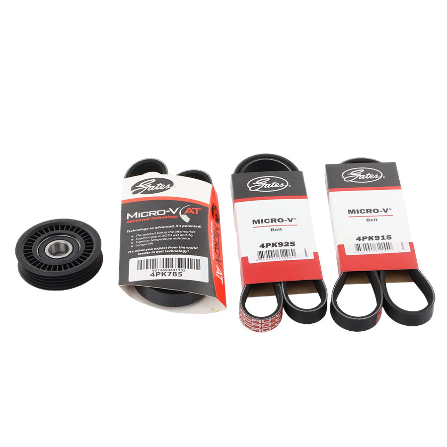 Drive Belt Set with Engine Pulley for Honda Integra DC 1.8 B18B1 B18B2 1993-2001