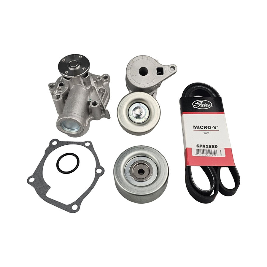 Drive Belt, Tensioner, WP for Mitsubishi Grandis BA Lancer CH Outlander ZF 4G69 2.4L