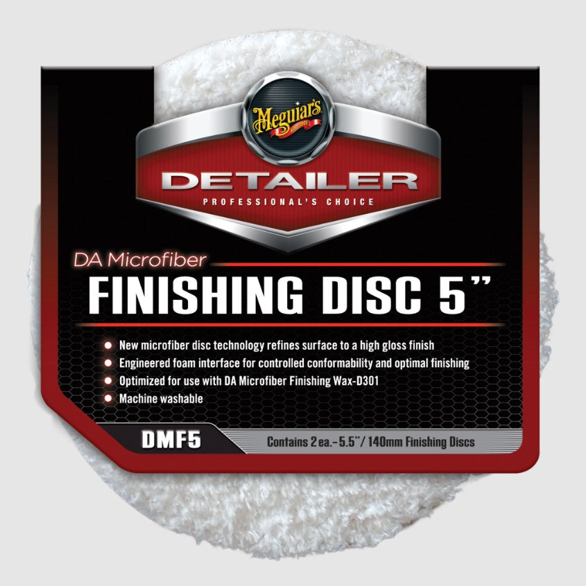 Meguiars DA Microfibre Finishing Disc - 5inch - 2 pack - DMF5