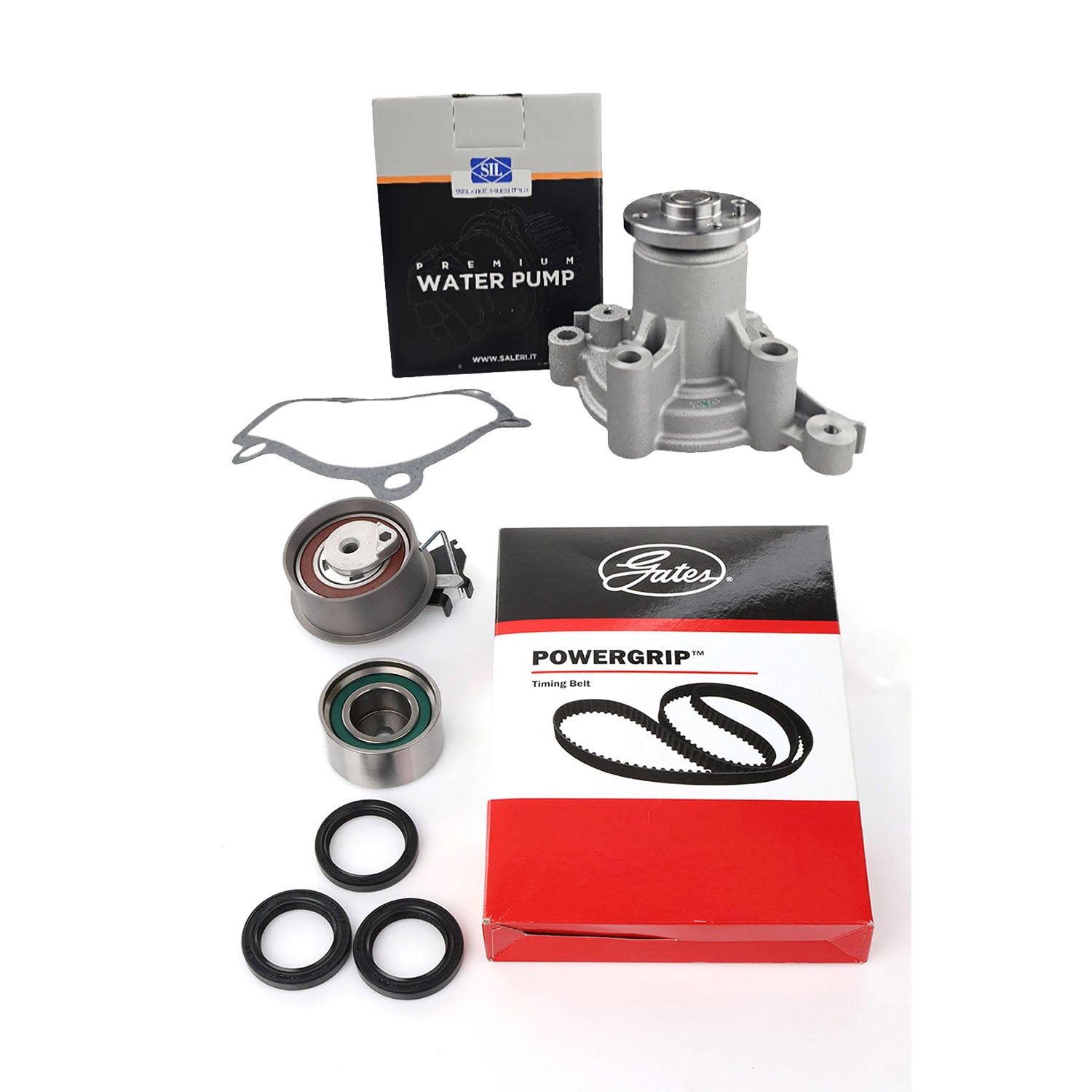 TimingBelt Kit+OE WaterPump for Hyundai Elantra XD Tucson JM Kia Sportage KM 2.0