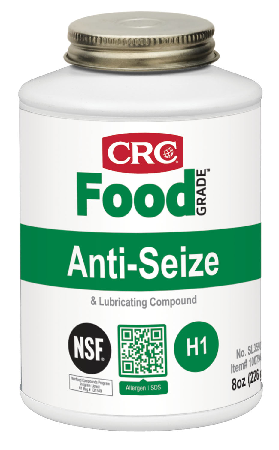 CRC FGSL35905 CRC Food Grade Anti-Seize & Lubricating Compound 227g