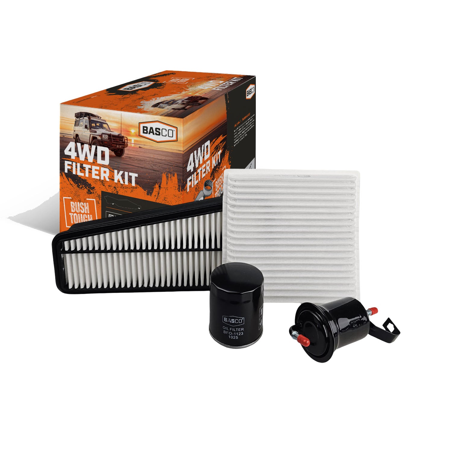 Oil Air Fuel Cabin Filter Kit for Toyota Landcruiser Prado GRJ120 4.0L 1GRFE