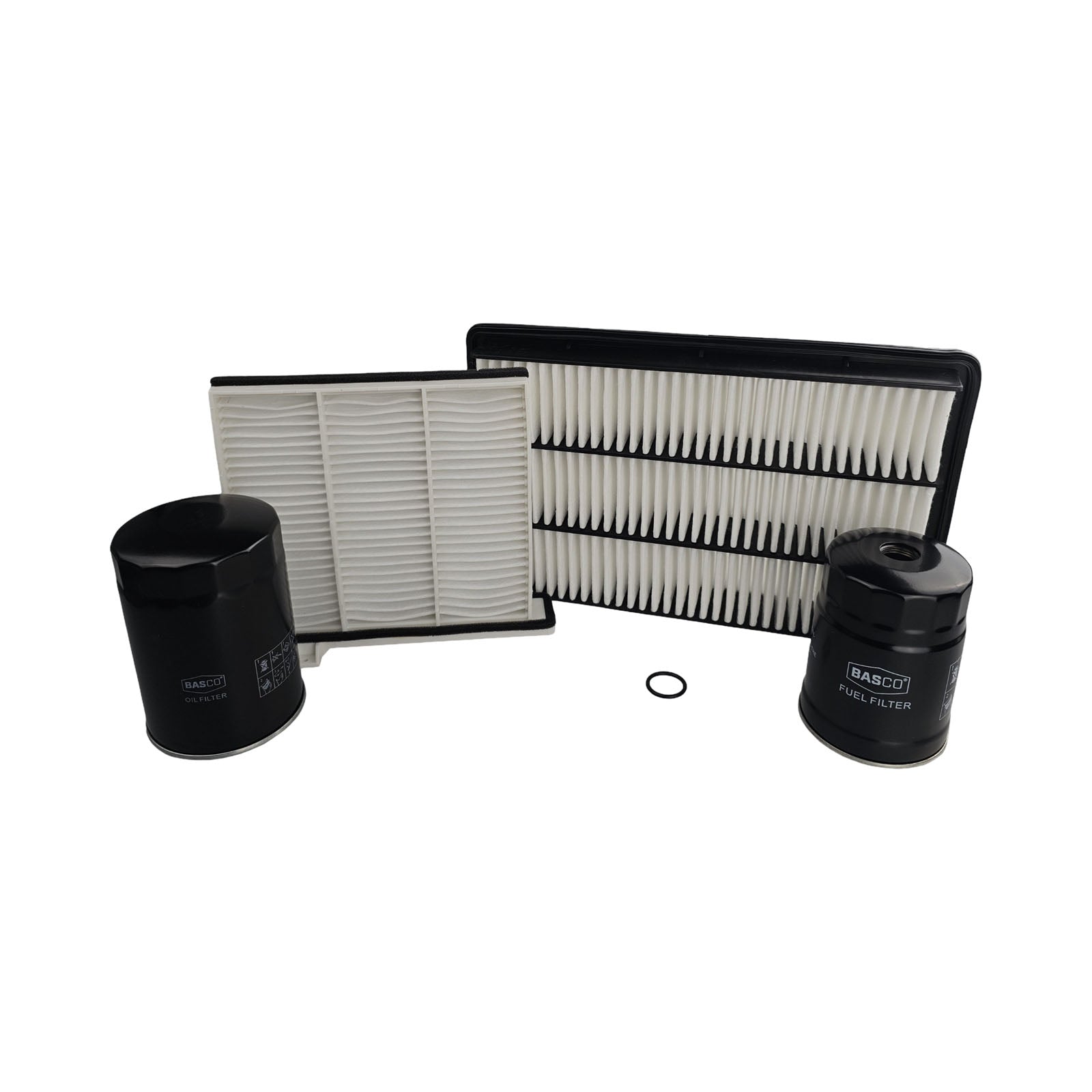 Oil Air Fuel Cabin Filter + Oil Kit for Toyota Yaris NCP130 NCP90 Petrol 2NZFE