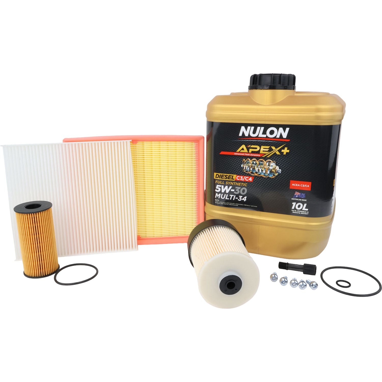 Oil Air Cabin Fuel Filter Kit + Oil for Nissan Navara D23 2.3L Diesel YS23DDTT