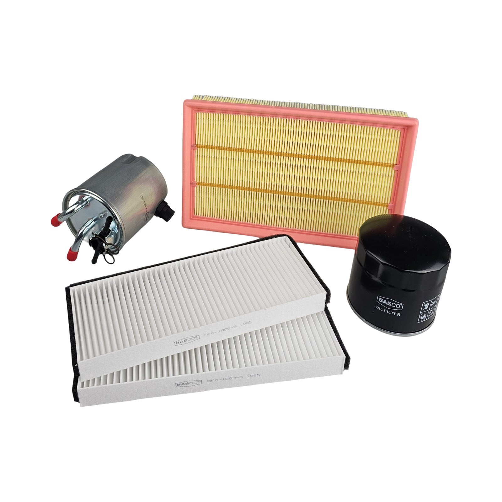 Oil Air Cabin Fuel Filter Kit for Nissan Navara D40 2.5L Diesel YD25DDT
