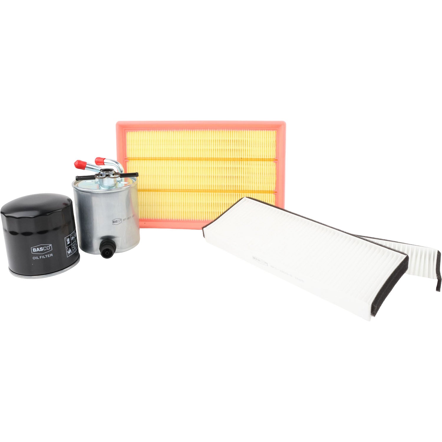 Air Cabin Fuel Oil Filter Kit for Nissan Navara D40, Pathfinder R51 YD25DDTI