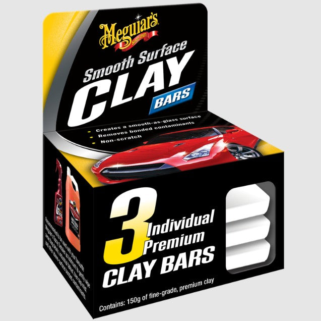 Meguiars Smooth Surface Clay Bar - 3 Pack/150g - G1117