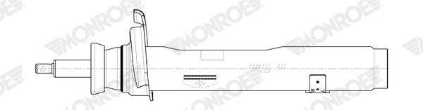 Monroe Left Original Shock Absorber MacPherson Strut G8641