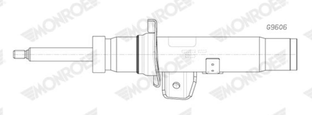 Monroe Left Original Shock Absorber MacPherson Strut G9606