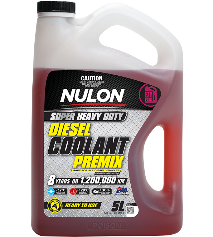 Nulon Super Heavy Duty Diesel Coolant Premix 5 Litres - HDDCTU-5