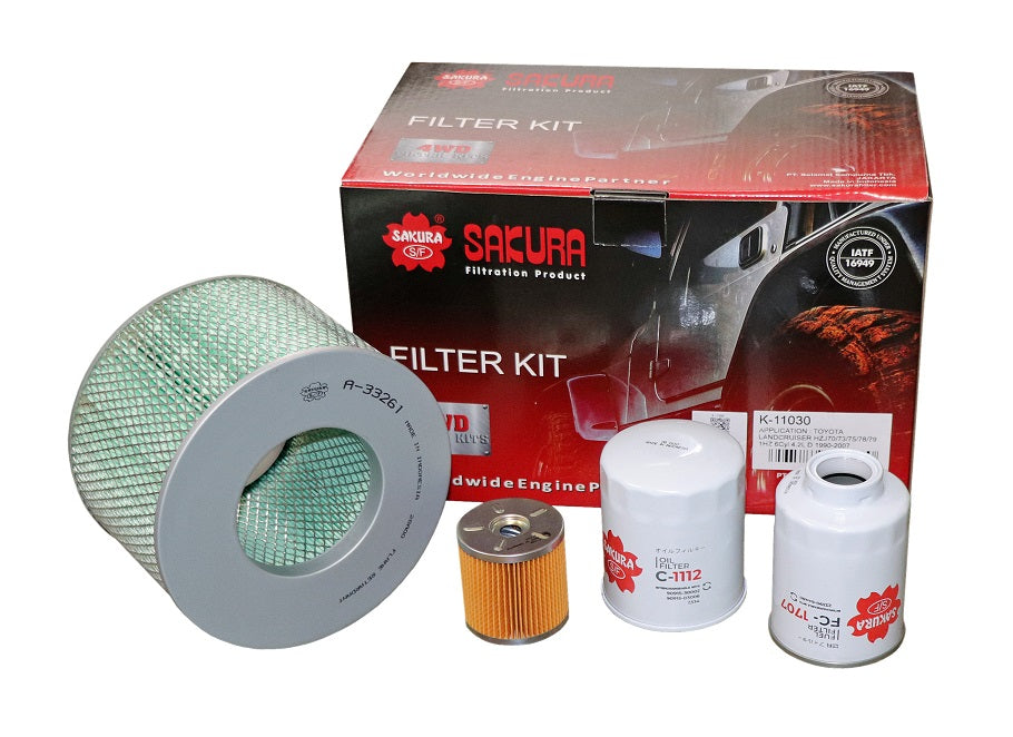 K-11030 - Sakura 4WD Filter Kit For Toyota Landcruiser HDJ79 HZJ70 HZJ78 HZJ79