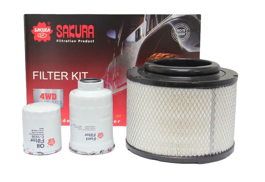 K-11100 - Sakura 4WD Filter Kit For Ford Ranger PJ PK Mazda BT50 UN 3.0L WEAT