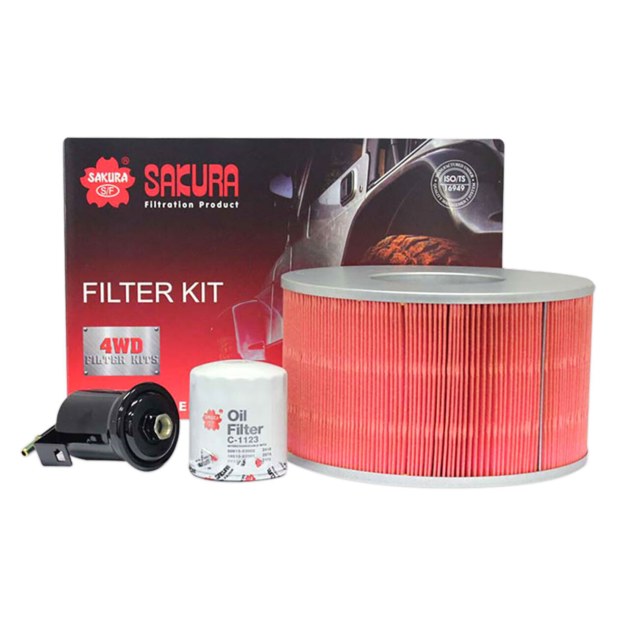 K-11230 - Sakura 4WD Filter Kit For Lexus LX470 Toyota Landcruiser UZJ100 4.7L