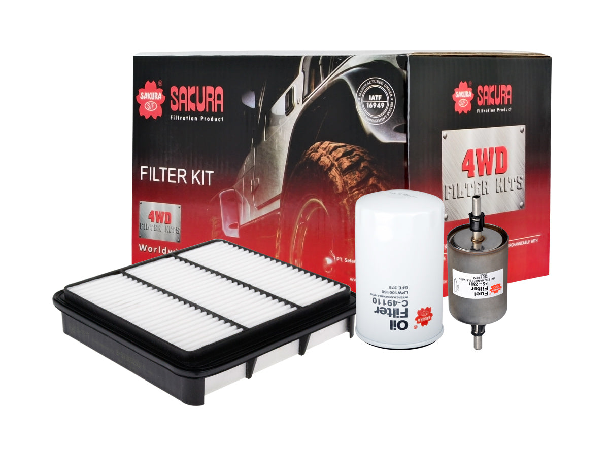 K-23020 - Sakura 4WD Filter Kit for Holden Colorado RC Rodeo RA 3.6L LCA 05-12
