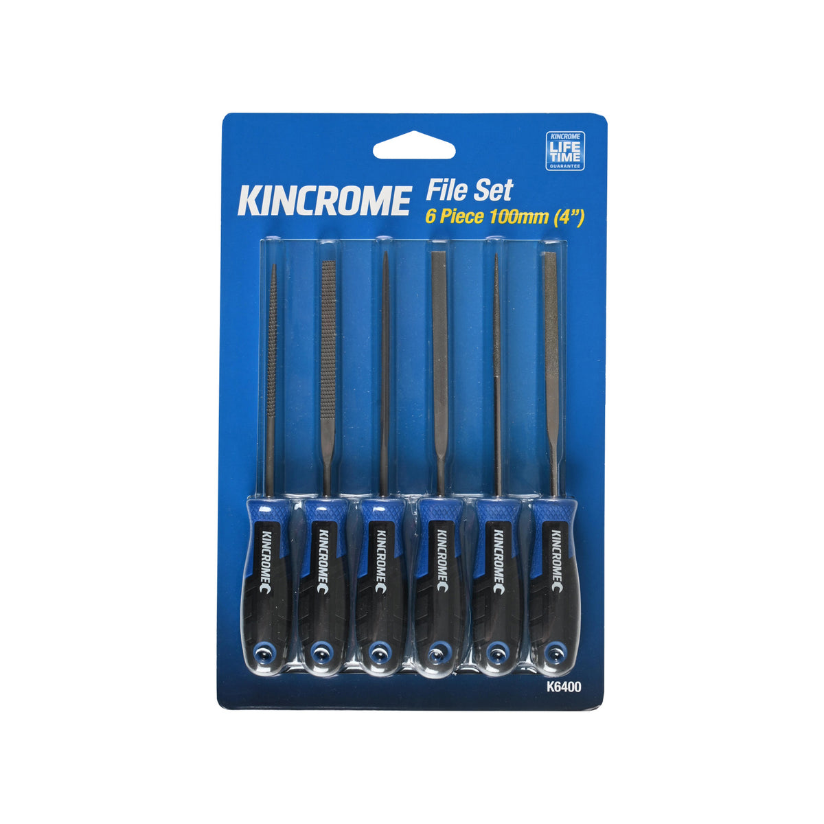 Mini File Set 100mm (4") 6 Piece - K6400
