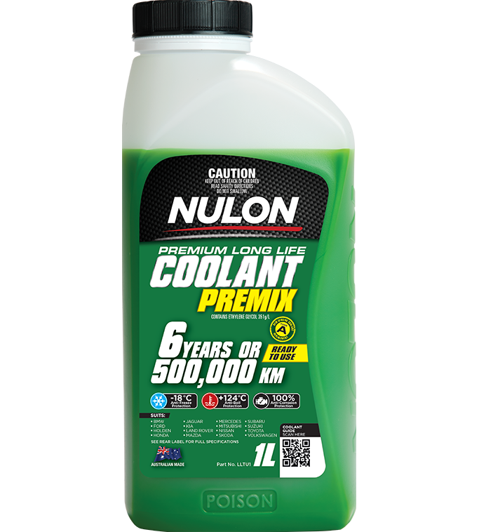 Nulon Green Premium Long Life Coolant Premix 1 Litre - LLTU1
