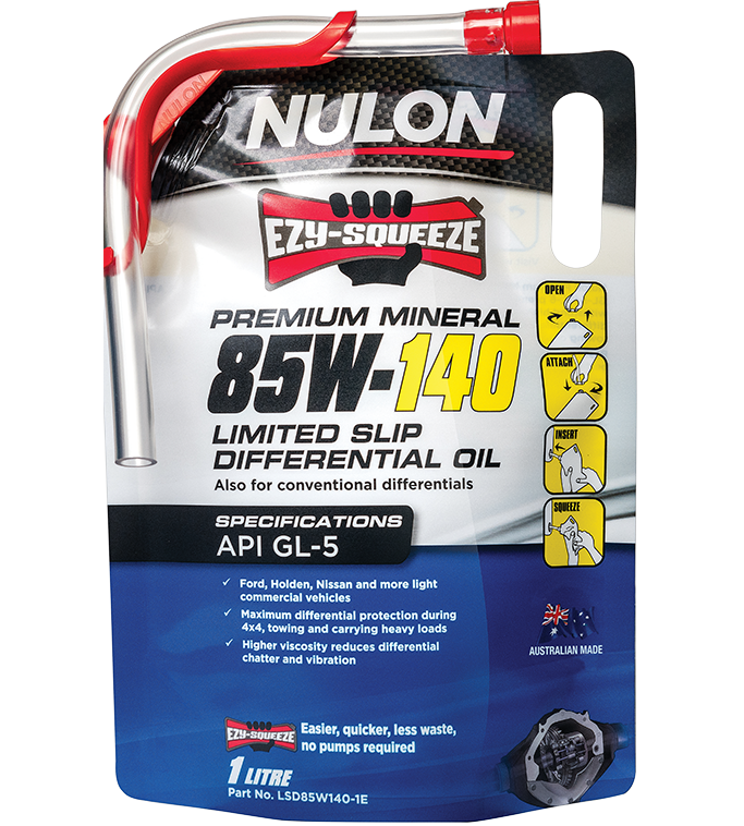 Nulon Premium Mineral 85W-140 Limited Slip Differential Oil 1 Litre - LSD85W140-1E