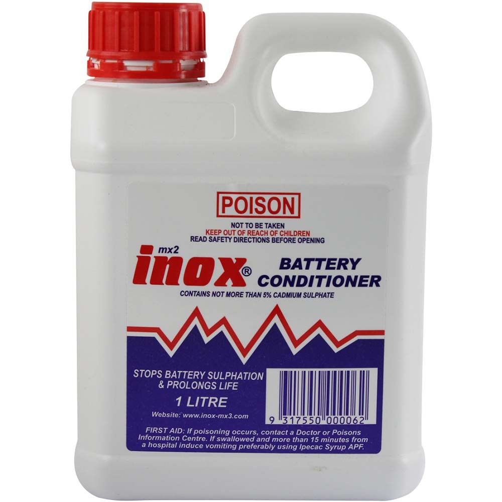 INOX MX2-1 Battery Conditioner 1L Cars Motorbikes Marine - Extend Battery Life