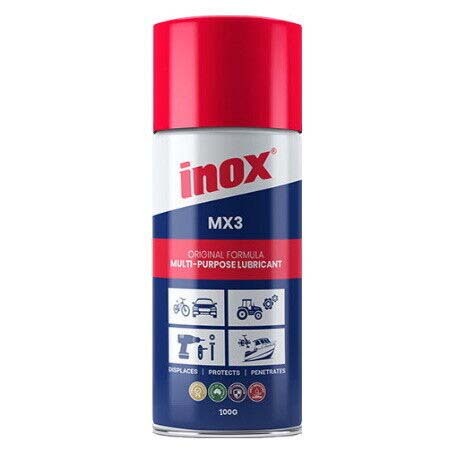 Genuine Inox® MX3 Lubricant 100gm Spray Protect Heavy Duty Marine Auto Aerosol