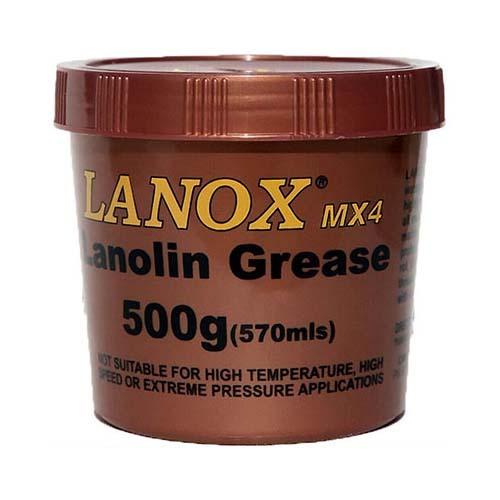 INOX MX4 Lanolin Premium Grease 500g Tub Anti Moisture & Corrosion