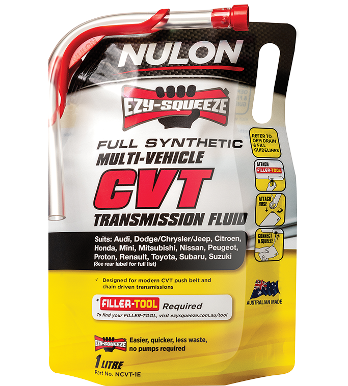 Nulon Full Synthetic Multi-Vehicle CVT Transmission Fluid 1 Litre - NCVT-1E