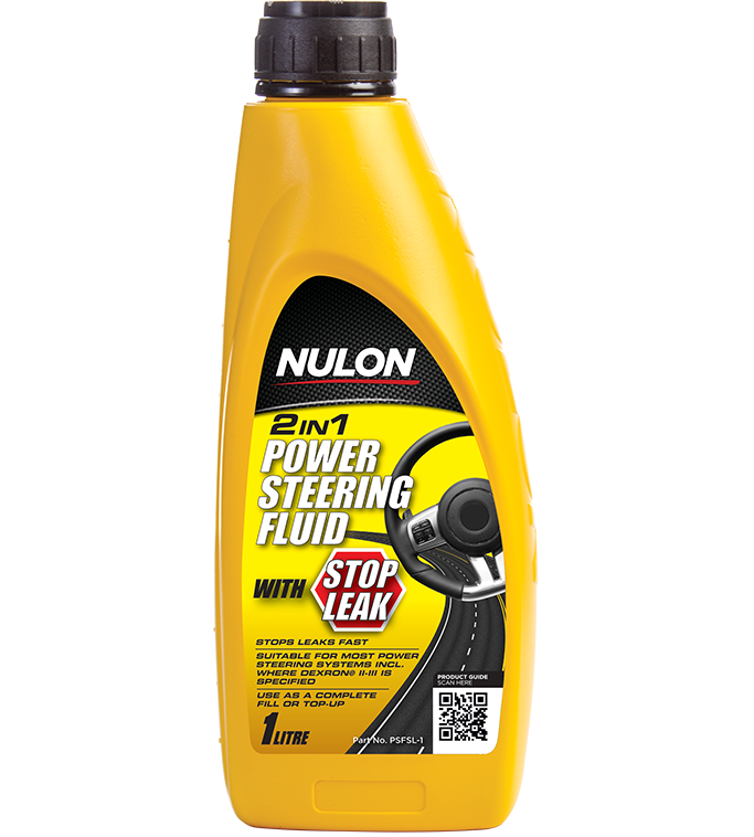 Nulon 2 in 1 Power Steering Fluid with Stop Leak 1 Litre - PSFSL-1