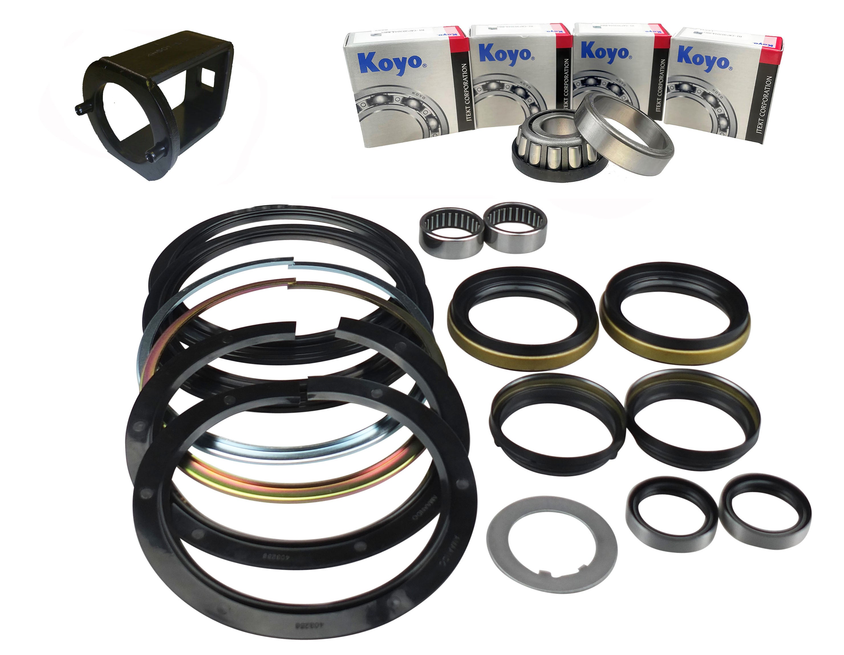 Steering Knuckle Swivel Hub Kit + Hub Nut Socket For Nissan Patrol GU