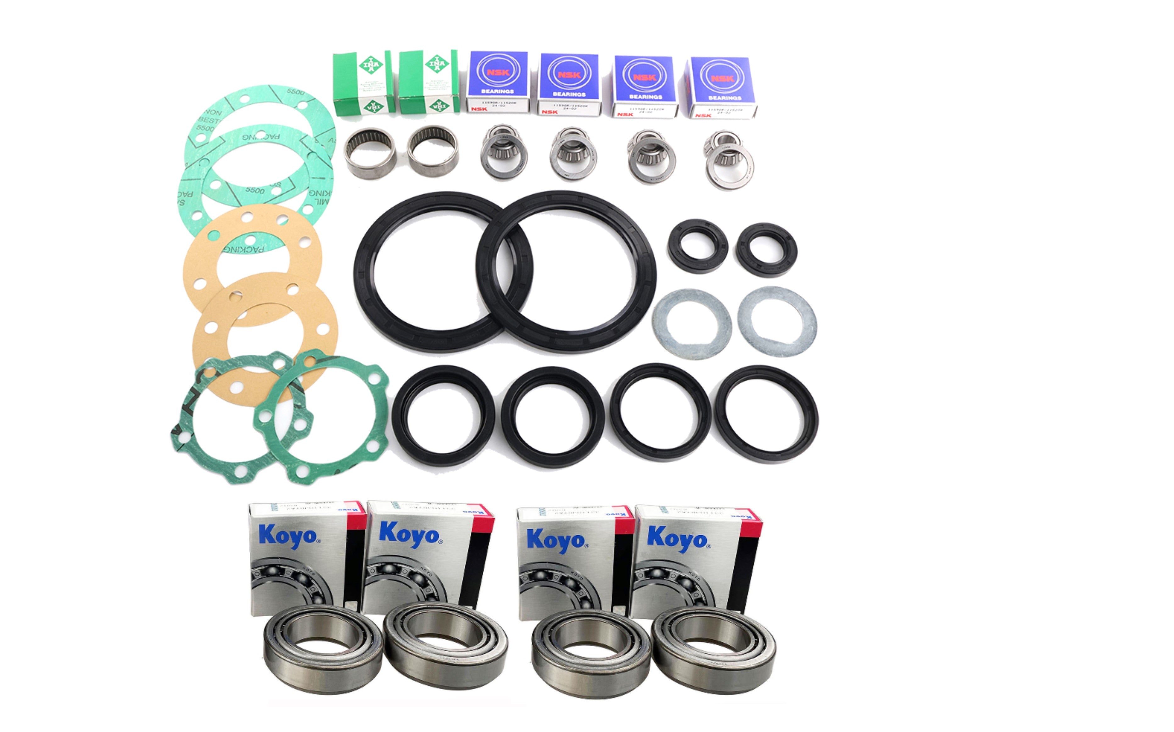 Swivel Hub Kit + Wheel Bearings for Land Rover Defender 90 110 130