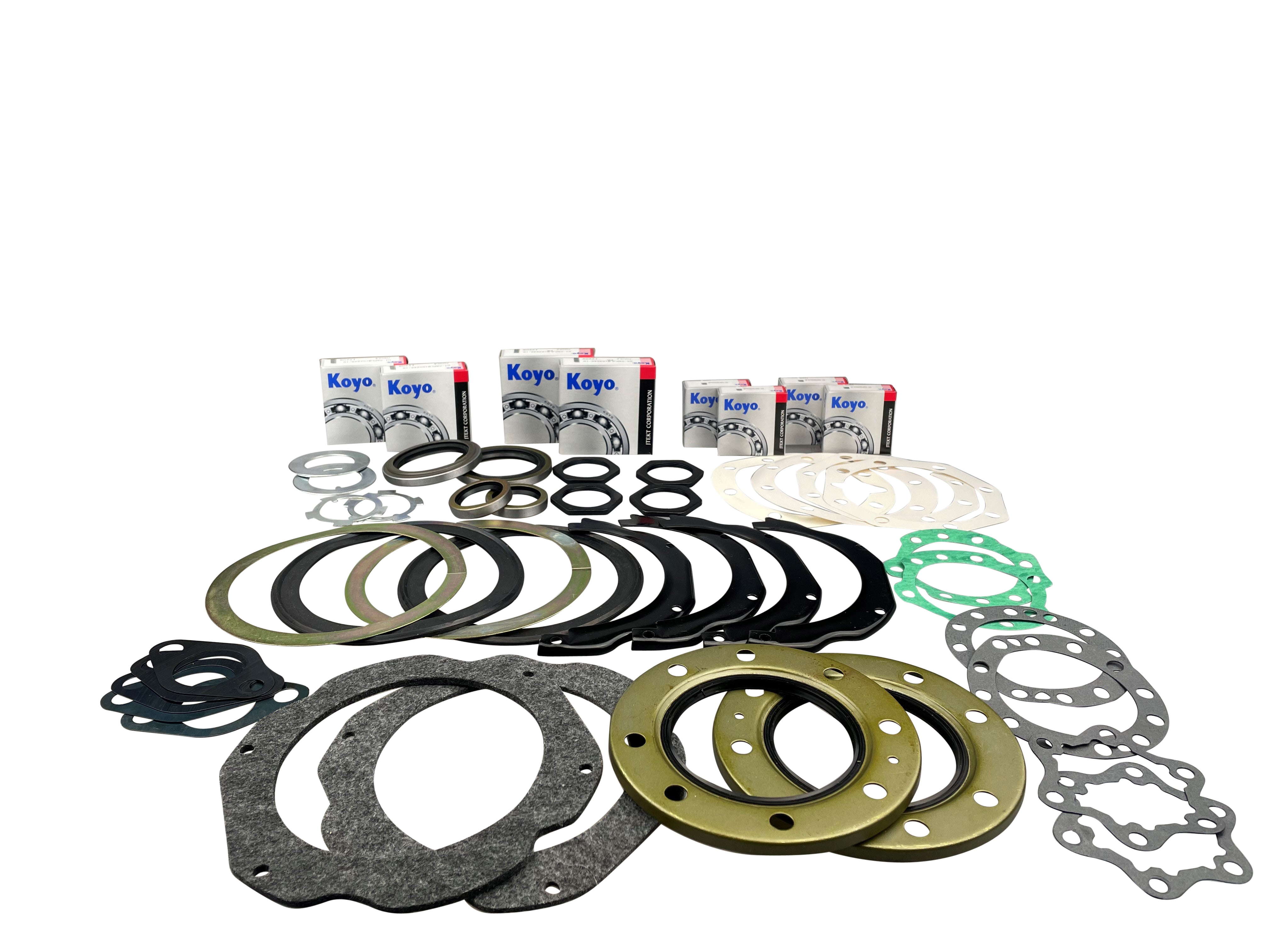 Swivel Hub Repair & Seal Kit w/ Wheel Bearings for Toyota Landcruiser FJ HDJ HZJ VDJ