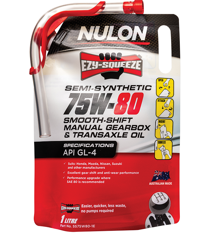 Nulon Semi Synthetic 75W-80 Smooth Shift Manual and Transaxle Oil 1 Litre - SS75W80-1E
