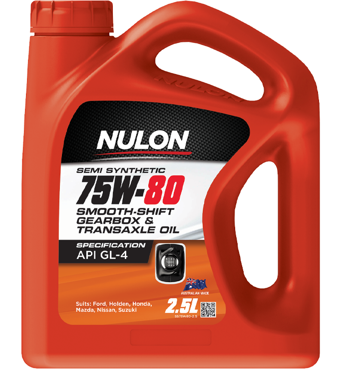 Nulon Semi Synthetic 75W-80 Smooth Shift Manual and Transaxle Oil 2.5 Litres - SS75W80-2.5