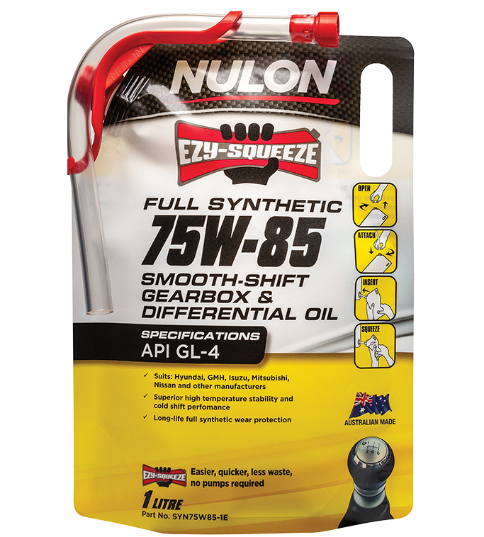 Nulon Full Synthetic 75W-85 Manual Gearbox and Transaxle Oil 1 Litre - SYN75W85-1E