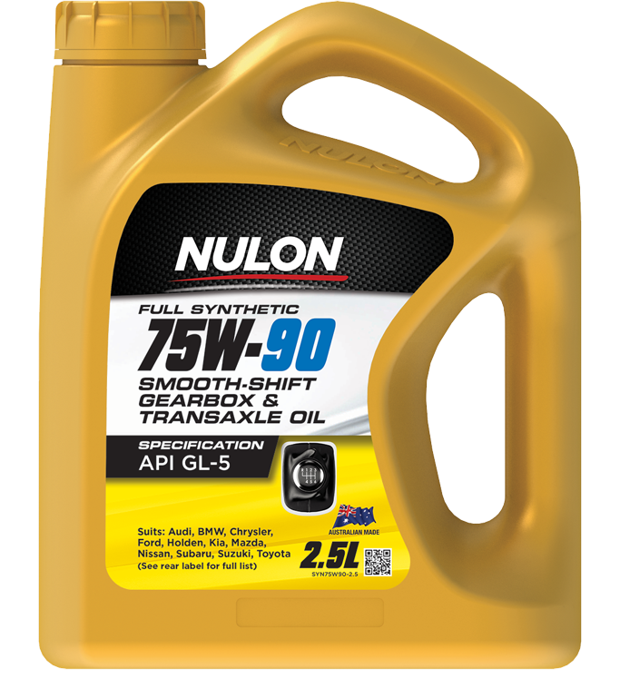 Nulon Full Synthetic 75W-90 Performance Manual, Transaxle Oil 2.5 Litres - SYN75W90-2.5