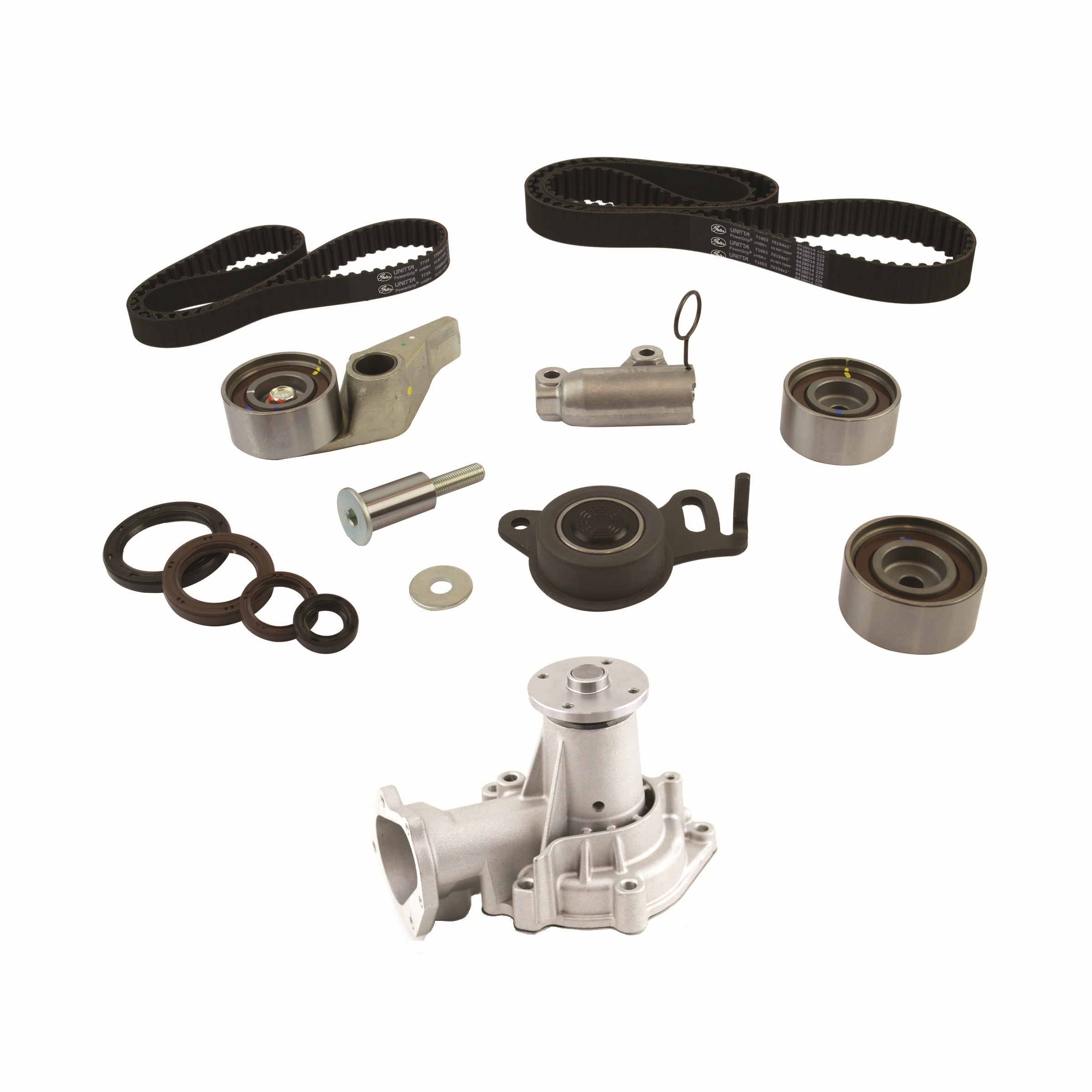 Gates TimingBelt Kit w/Water Pump Mitsubishi Triton ML MN Challenger PB PC 4D56T