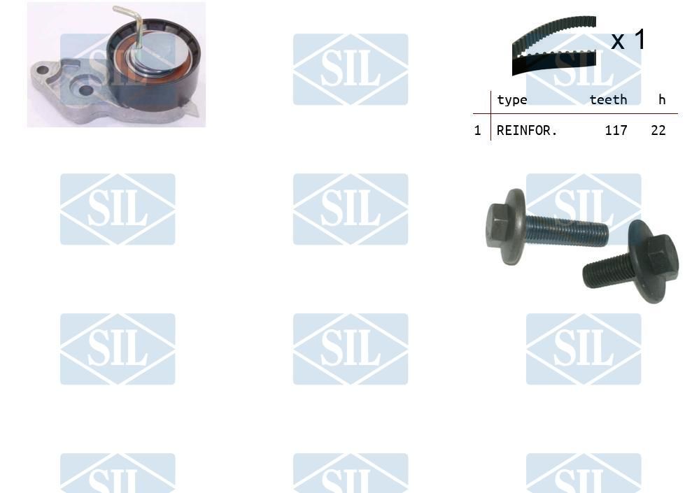 OE Engine Timing Belt Kit For Ford Fiesta WQ WP, Focus LR 1.4L 1.6L 01~08 TK1064