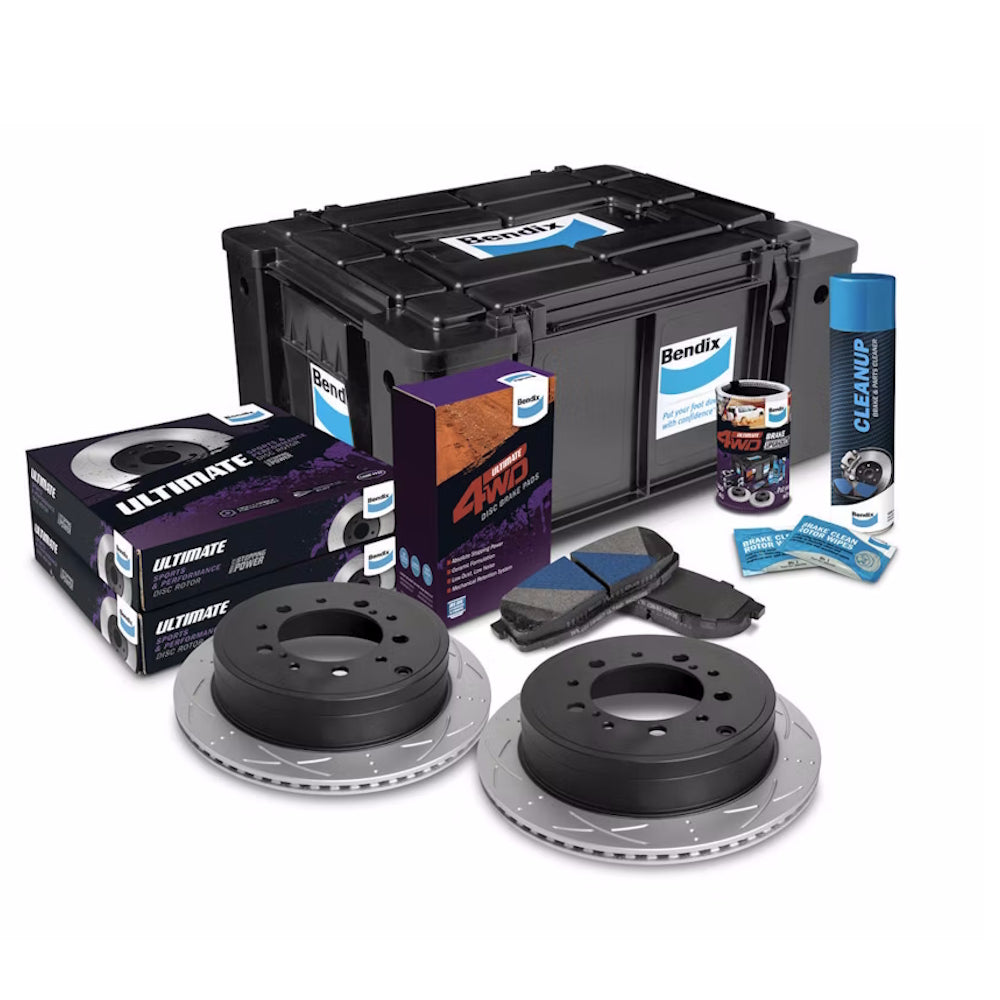 Bendix Rear Brake Upgrade Kit for Toyota Landcruiser VDJ200 UJRJ202 - U4WD-BUK35