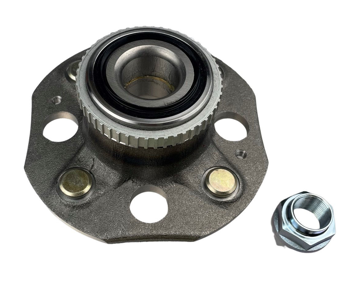 Pair Of Rear Wheel Bearings & Hubs W/ ABS For Honda Prelude 97-01, Autodayplus