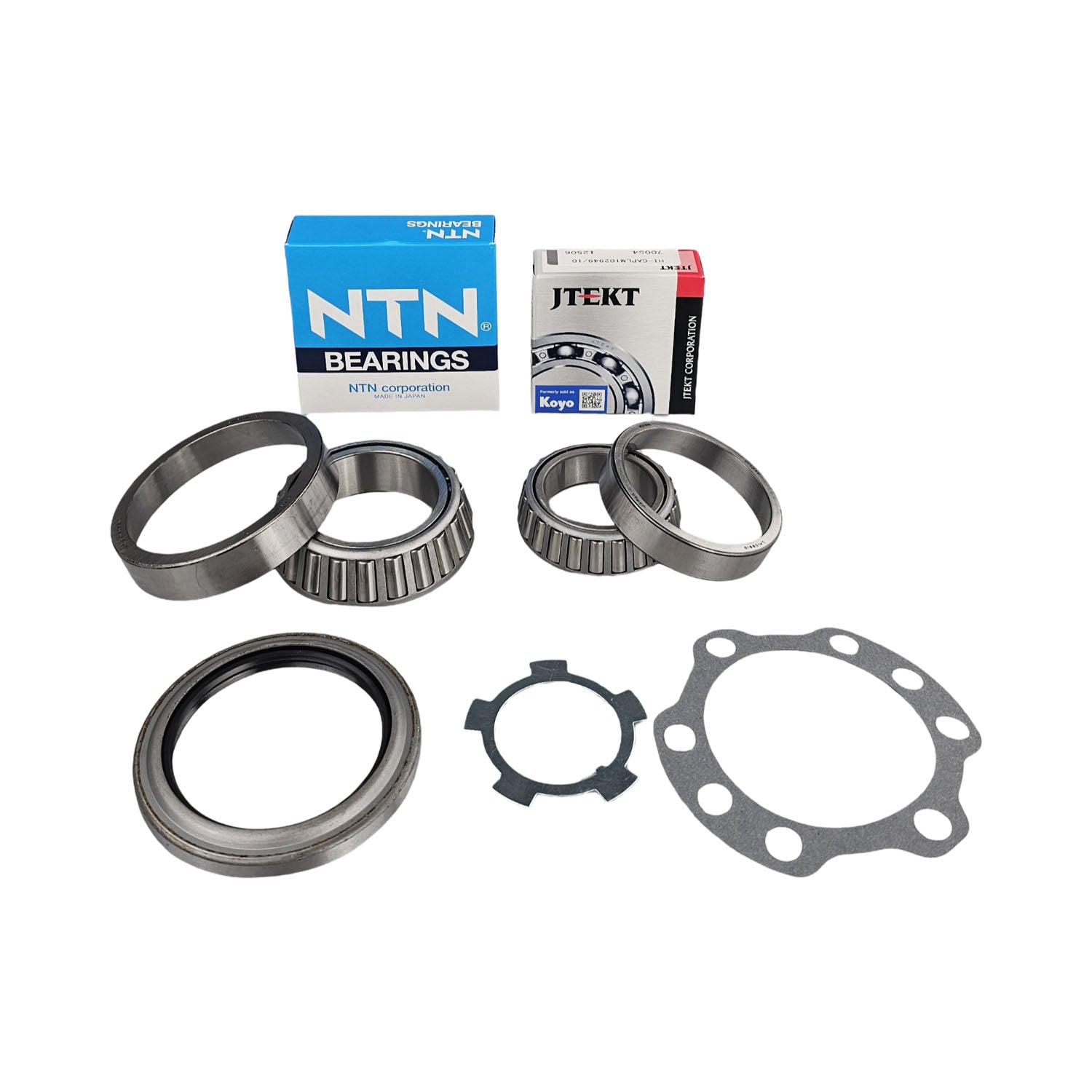 OEM Front Wheel Bearing Kit for Toyota Landcruiser UZJ100 HDJ100 with IFS, Lexus LX470 UZJ100 4WD