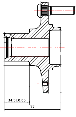 Front Wheel Bearing Hub For Hyundai I20 PB Accent RB Kia Rio UB Picanto JA