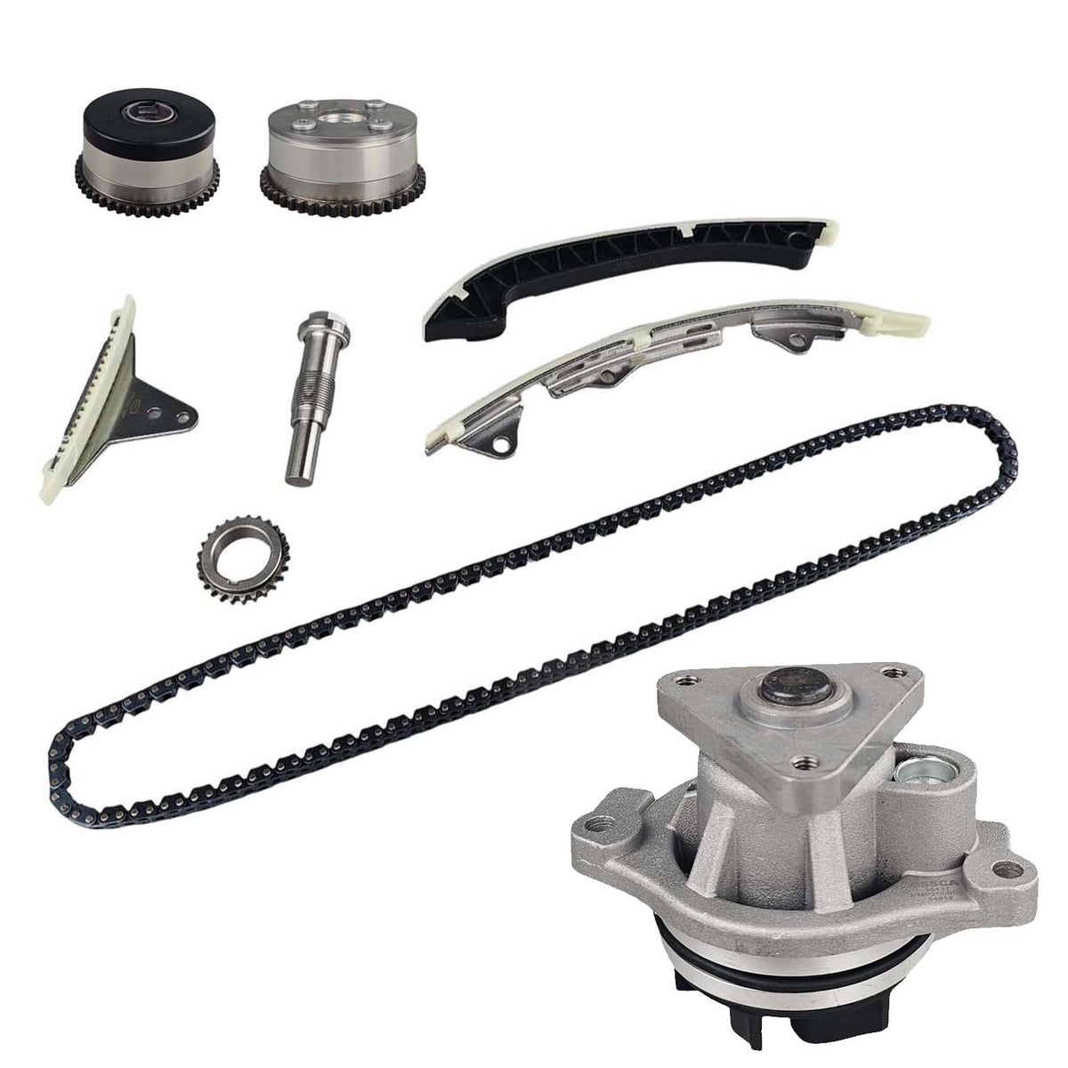 Timing Chain Kit and Water Pump for MG MG3 Auto, MG5 Vibe 1.5L 15S4U 2018-2025