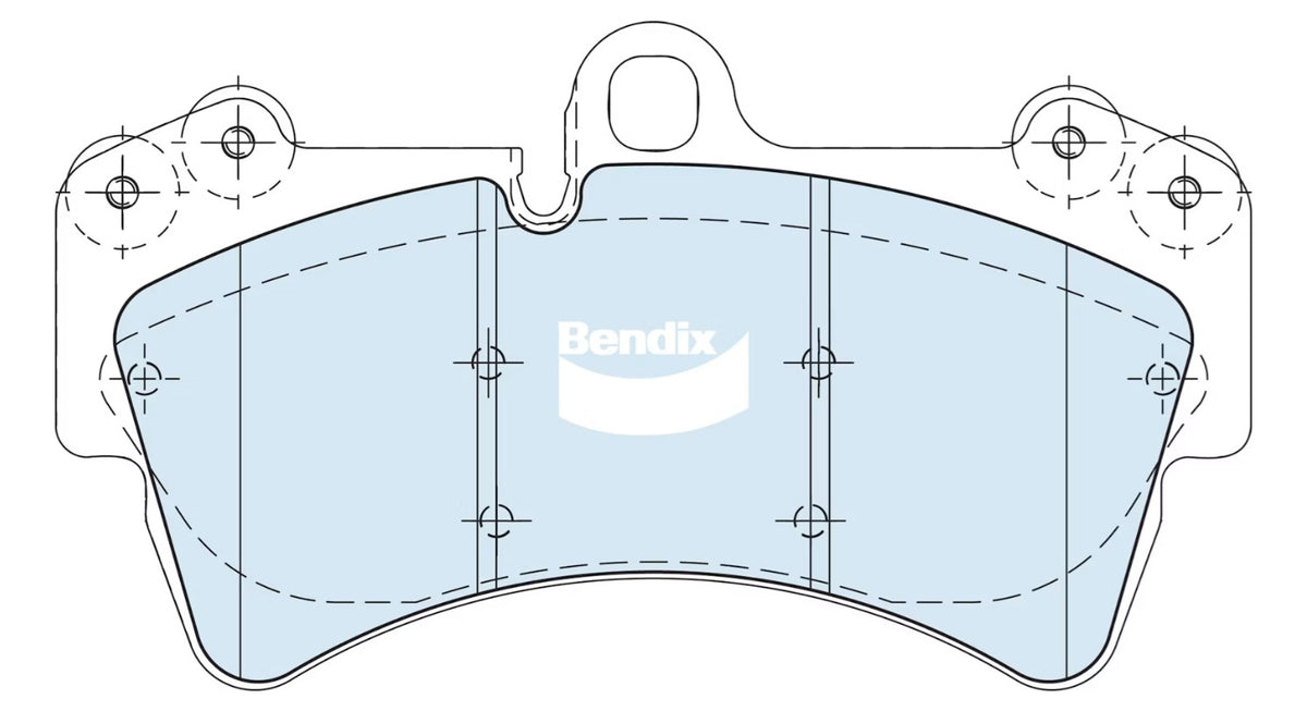 Bendix Euro+ Front Brake Pads for Audi Q7 4L Volkswagen Touareg 7L 7L6 2003~2015 DB2724-EURO+
