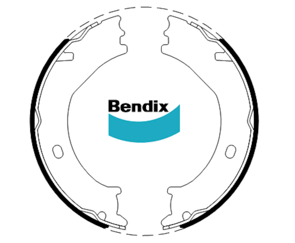 Rear Bendix Brake Shoes for Ford F-250 8TH Super 10TH GEN RM 10TH GEN XC SC DC 1982~2007