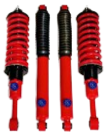 Front & Rear LH & RH Strut/Shock Absorbers for Toyota HiLux KUN26R 2005~2015