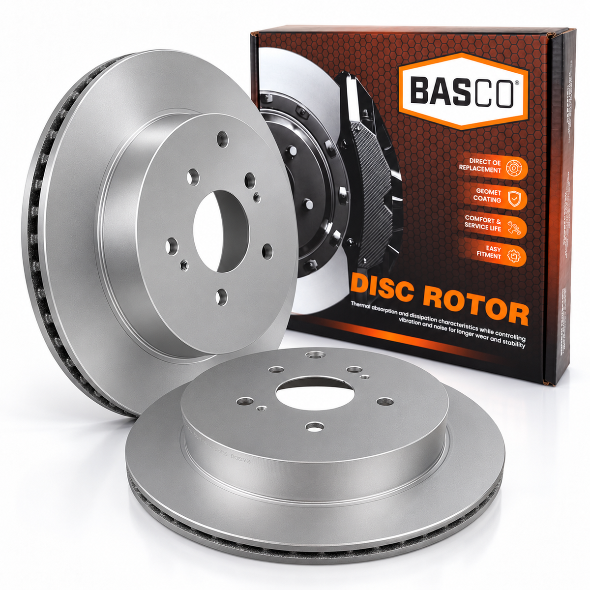 2x Rear Brake Rotor for Suzuki Escudo TA74W, Grand Vitara JB419 JB424 JT 308mm