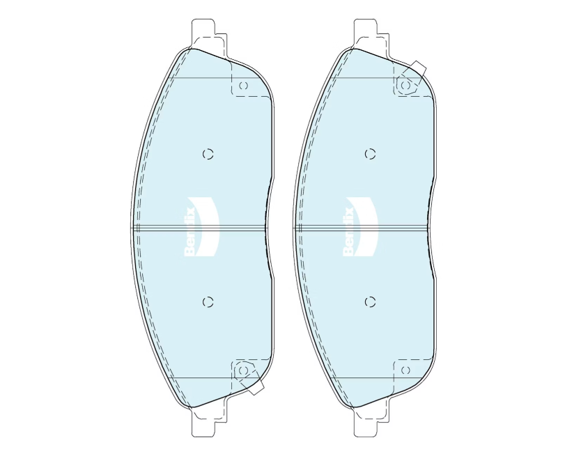 Bendix 4WD Front Brake Pads for Jeep Grand Cherokee WL WK Grand Cherokee L WL 2021~2027 DB2711-4WD