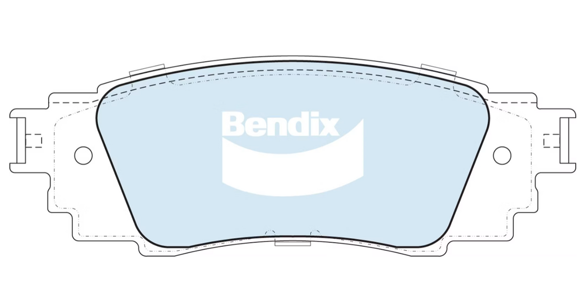 Bendix 4WD Rear Brake Pads for Lexus ES250 AXZA10R ES300h AXZH10R RX200t AGL20R RX350 GGL25R RX350L GGL26R RX450H GYL25R UX200 MZAA10R UX250H MZAH10R MZAH15R UX300H MZAH11R MZAH16R Toyota Camry ASV70R AXVH71R GSV70R AXVH70R AXVH80R C-HR ZXY10 X10 ZYX10R