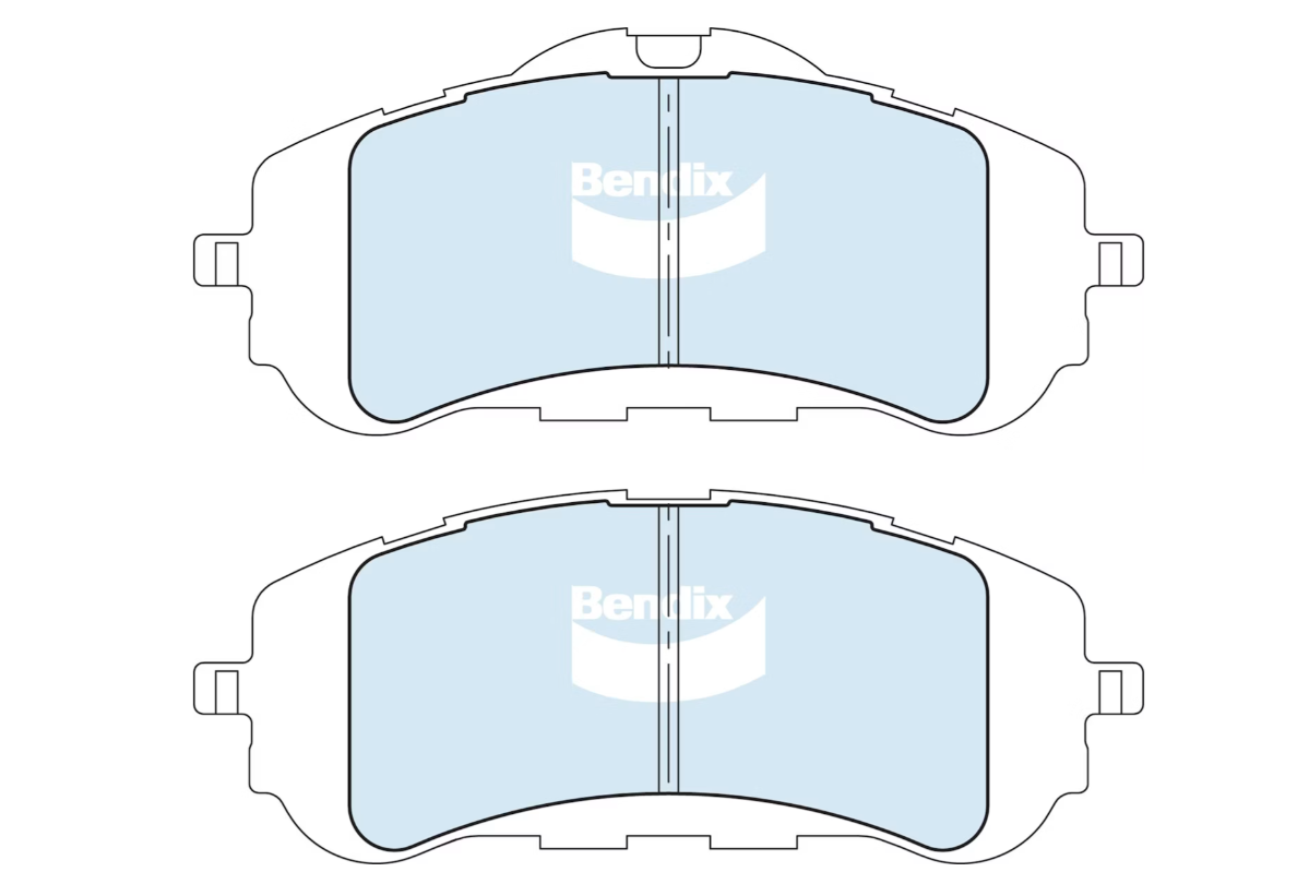 Bendix Euro+ Front Brake Pads for Peugeot 308 L3 Partner K9 2014~2027 DB2722-EURO+